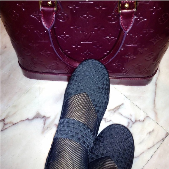 bernie mev. Shoes - Navy Blue Signature Comfortable Mary Jane Flat